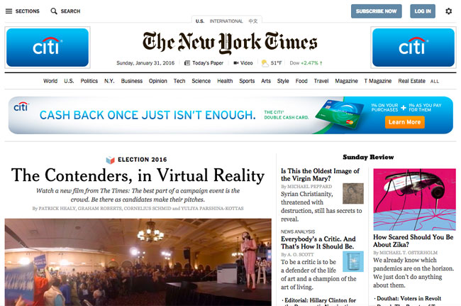 The New York Times bây giờ