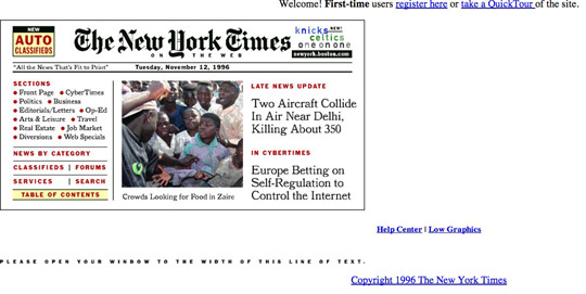 The New York Times 1996