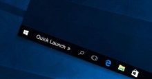 Cách thêm thanh Quick Launch trong Windows 10
