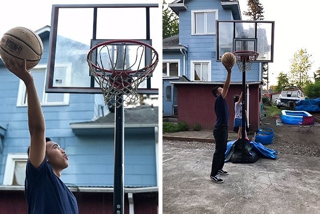 "Lâu lâu mới tập."