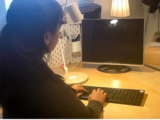 "Công việc mới ở một công ty mới."