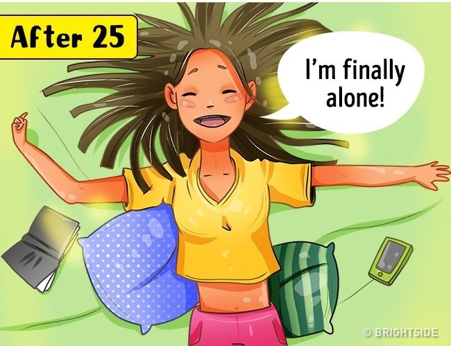 Ở một mình - sau tuổi 25