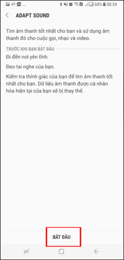 Tiến hành kiểm tra tai nghe