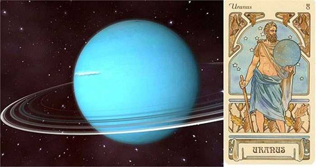 Hành tinh anh này được gọi là theo đòi vị thần khung trời của những người Hy Lạp cổ Uranus