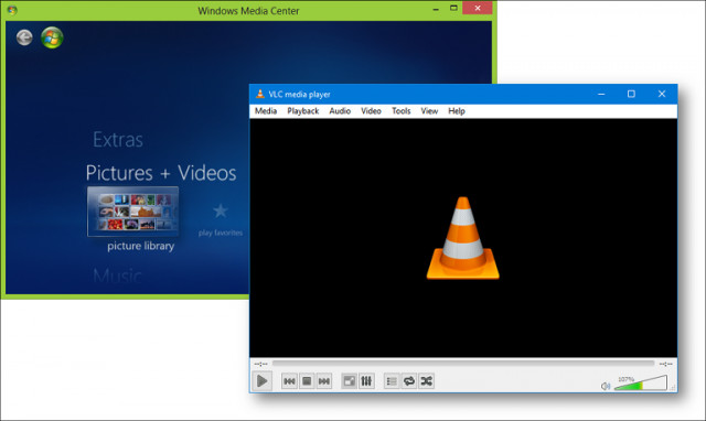 VLC và Windows Media Center 