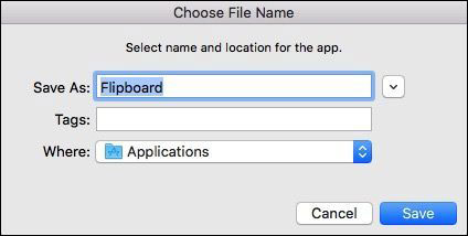 Đặt tên cho ứng dụng