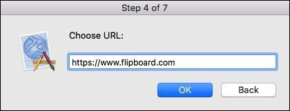 Điền URL mà bạn muốn mở