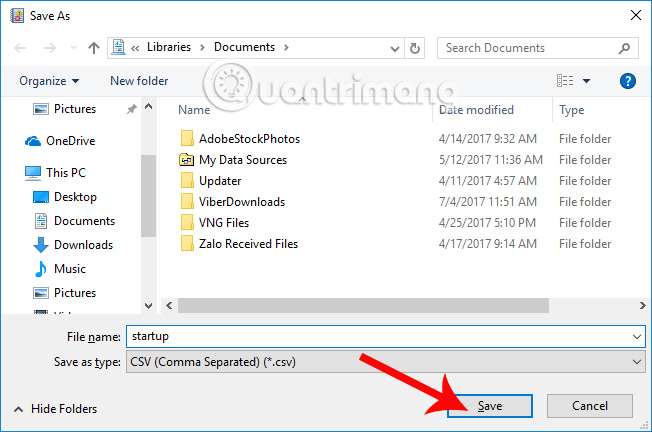 Trích xuất nhật ký tắt mở Windows