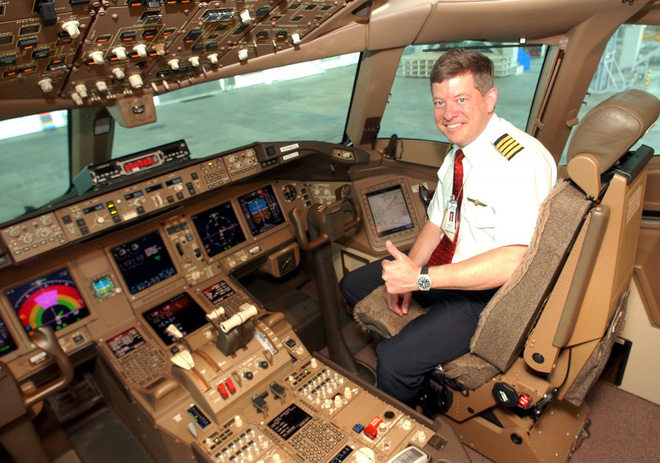 Buồng lái của chiếc 777 