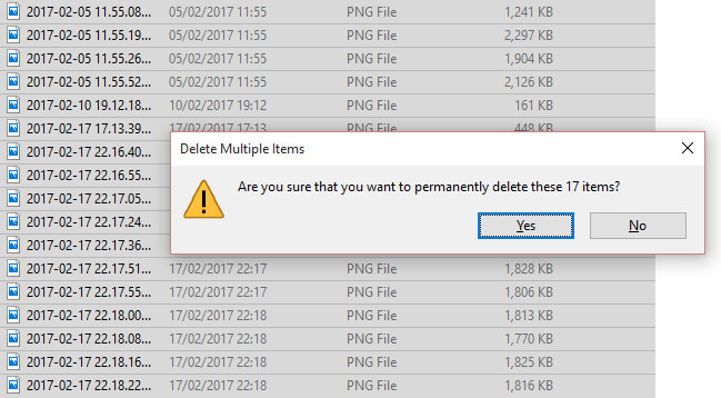 Xóa vĩnh viễn ảnh