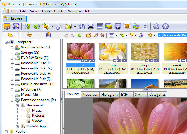 Ứng dụng xem ảnh XnView