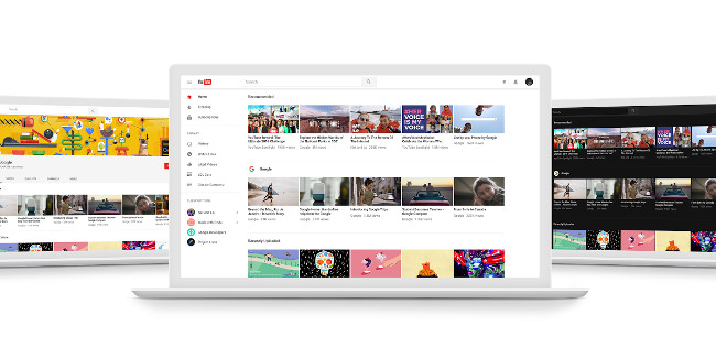 Thiết kế giao diện Youtube mới