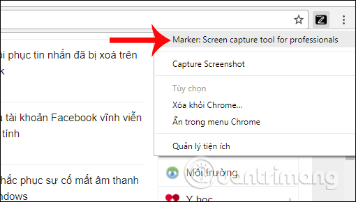 Mở mục lưu trữ ảnh chụp
