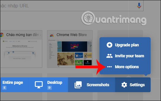 Nhấn chọn Settings