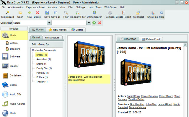 Ứng dụng DataCrow