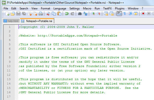 Ứng dụng Notepad++