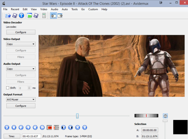 Ứng dụng Avidemux