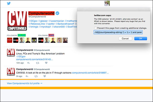 Sử dụng truy vấn XPath