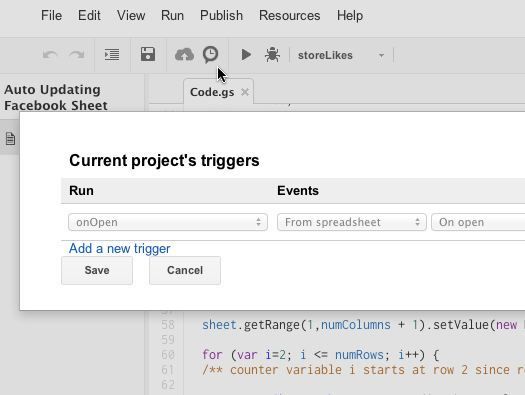 Lên lịch để hàm chạy tự động