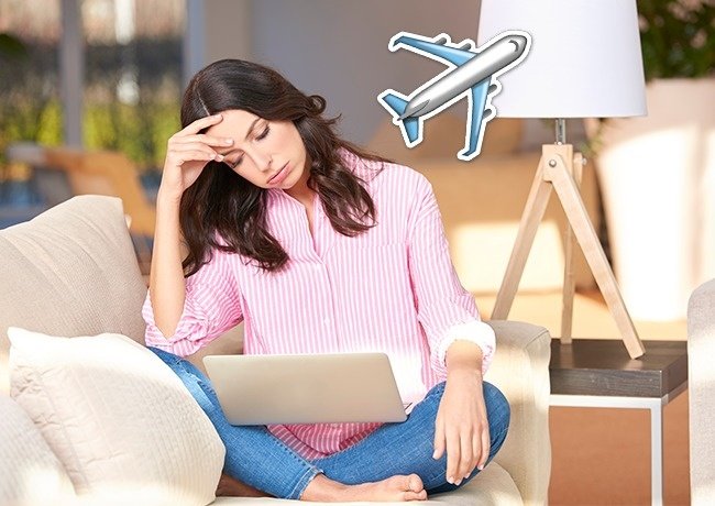 Hạn chế xem những thông tin xấu trước chuyến bay