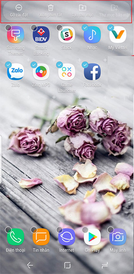 Thêm các tùy chọn ứng dụng