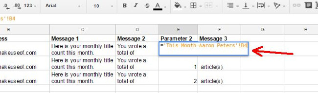 Thay đổi thông tin từ trang tính khác trong bảng