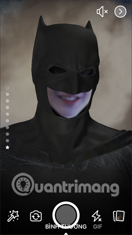 Chèn hiệu ứng vào khuôn mặt