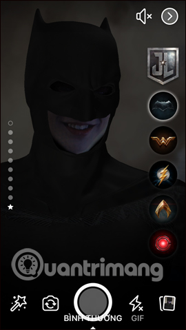 Danh sách bộ lọc Justice League