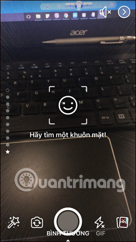 Thay đổi camera trước hoặc sau