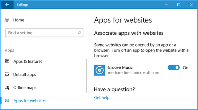 Apps for Websites trên Windows 10 hoạt động như thế nào?