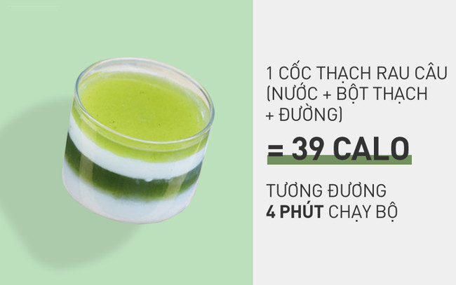 Thạch rau câu ít calo nhất 