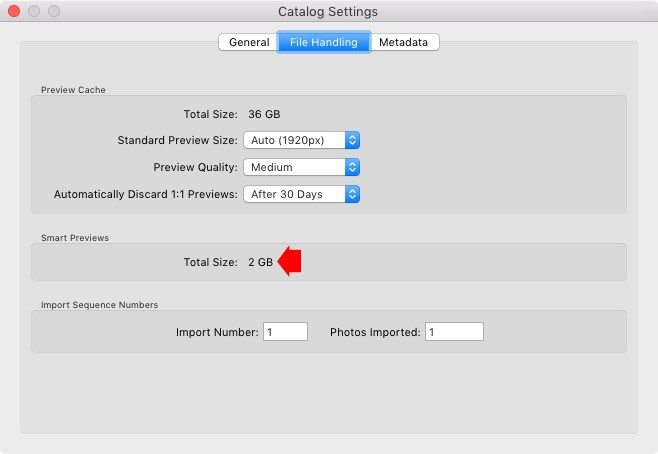 Tùy chỉnh Smart Previews