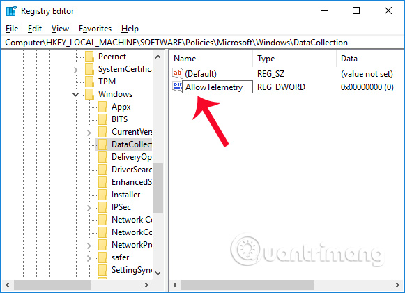 Đặt tên mới cho DWORD
