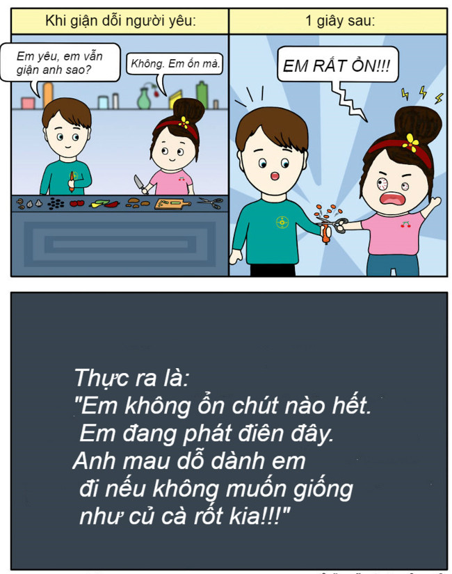 Giận dỗi người yêu