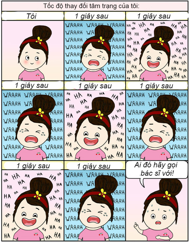 Tốc độ thay đổi tâm trạng