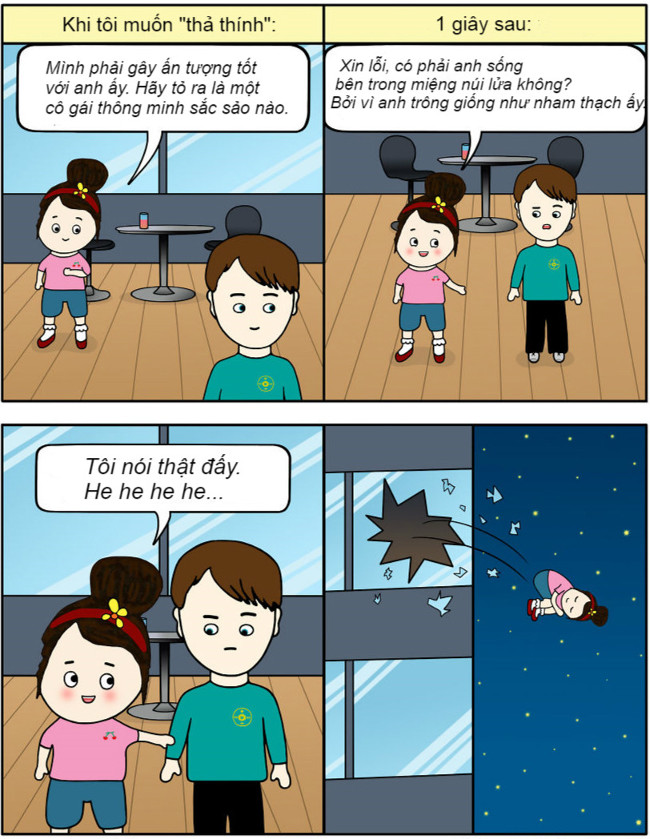 Khi gặp người họ thích