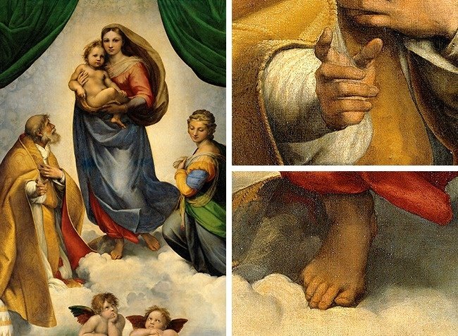 "The Sistine Madonna - Đức mẹ Sistine" của Raphael