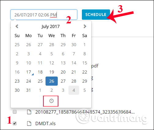Lên lịch xóa dữ liệu Dropbox trên Finesse