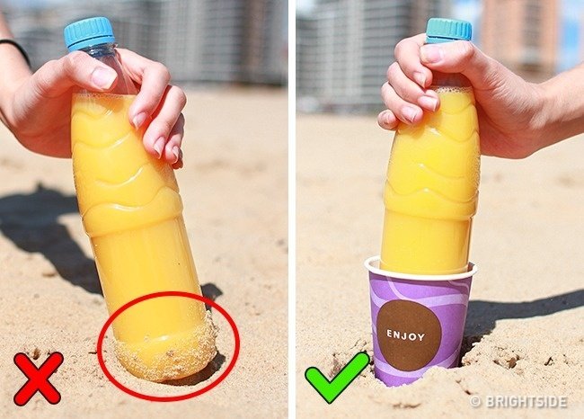 Ngăn không cho cát dính vào các đồ vật