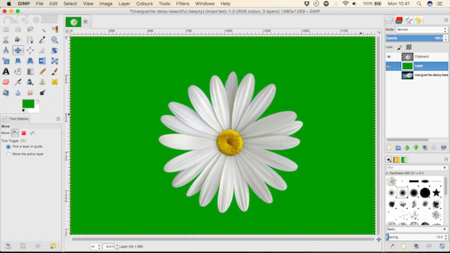 Thay nền mới cho ảnh