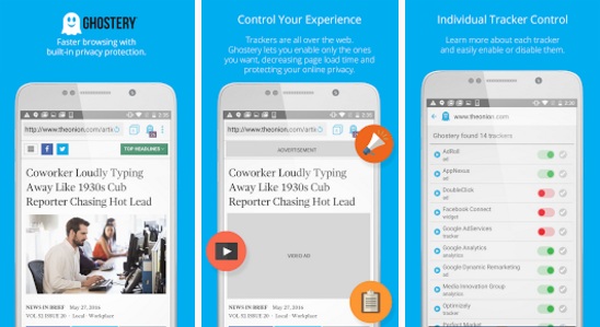 Trình duyệt Ghostery Browser