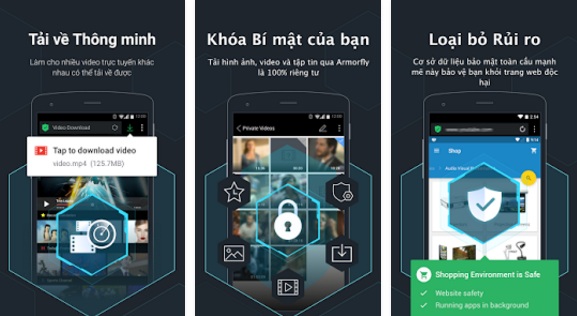 Trình duyệt Armorfly Browser Downloader