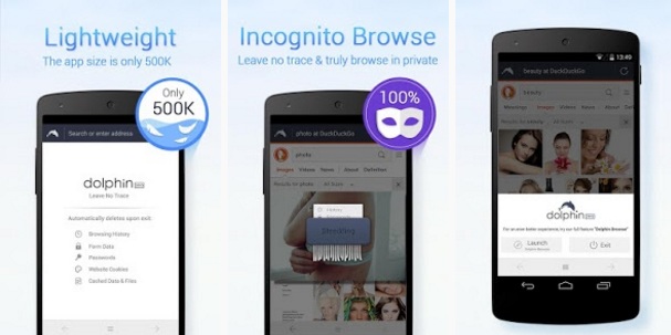 Trình duyệt Dolphin Zero