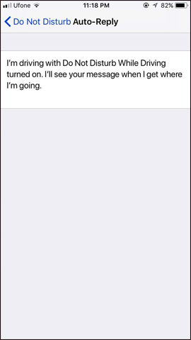 Nội dung tin nhắn tự động