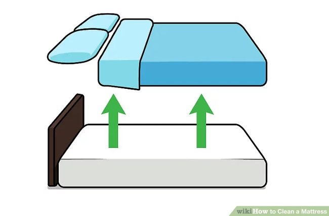 Di chuyển gối và đồ trang trí ra khỏi giường