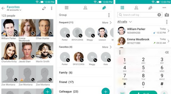 Ứng dụng ZenUI Dialer & Contacts
