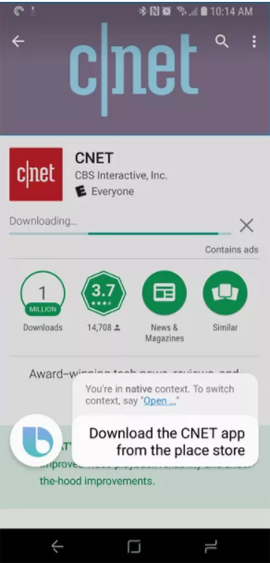 Tải ứng dụng trên Galaxy S8