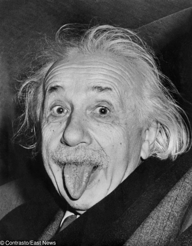 Bức ảnh hài hước của Albert Einstein 
