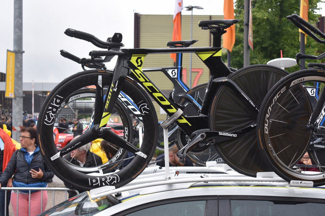 Chiếc Scott Plasma TT của đội Orica-Scott 