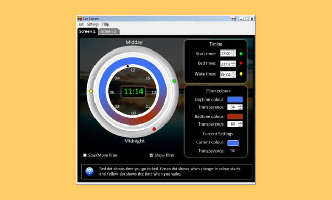 Ứng dụng PC SunScreen